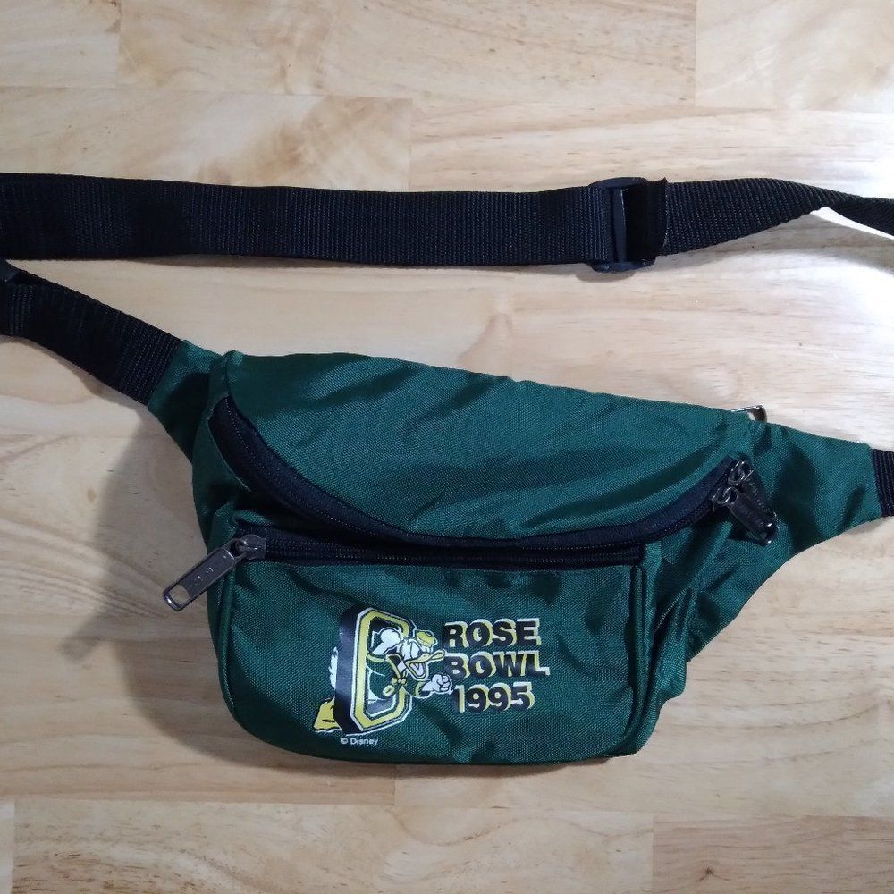 Vintage Oregon Ducks Rose Bowl 1995 Fanny Pack Belt Bag